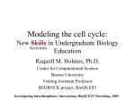 Raquell Holmes` Cell Cycle talk