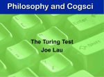Philosophy and Cogsci