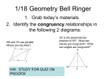 1/18 Geometry Bell Ringer