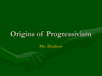 Origins of Progressivism