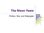 Nixon Years Lecture