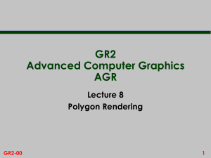 Polygon Rendering