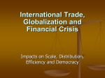CH 18 International trade and globalization