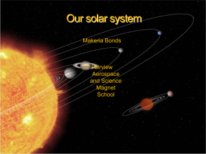 Students` solar system project - johnson