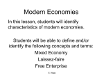 Modern Economies - White Plains Public Schools