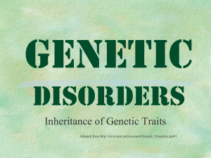 Genetic Disorders