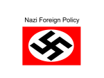 Nazi Foreign Policy