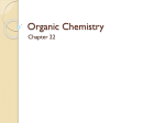 Organic Chemistry - Davison Chemistry Website