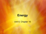 Energy Notes