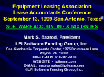 equipment leasing association 1999 lease accountants
