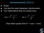 Lecture 32 - interference from slits