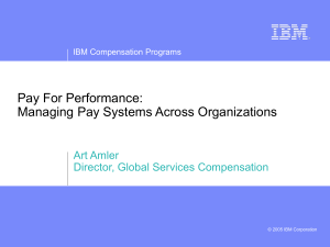 Managing Pay Systems Across Organizations