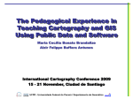 The Pedagogical Experience in Teaching Cartography and GIS