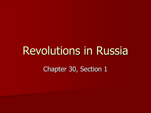 Revolutions in Russia - 20thCentury-bbs2