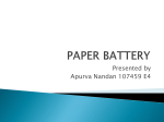 paper battery - 123SeminarsOnly.com