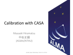 Calibration with CASA - ASIAA