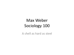Max Weber Sociology 100