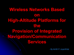 Wireless Networks Based on High-Altitude Platforms for the