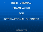 institutional framework for international business