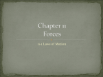 Chapter 11 Forces - Mr. Meyers Class