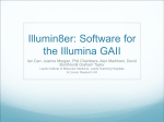 Illumin8er: Software for the Illumina GAII