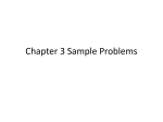 Chapter 3 Sample Problems