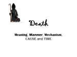 Cause and Manner, Time of Death ppt