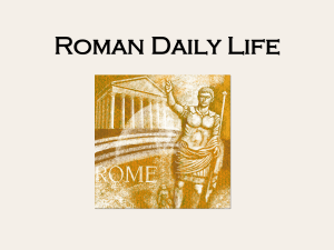 Roman Daily Life - mirabilefmg6gradess