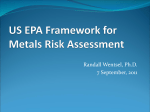 Ecological Risk Assessment