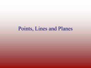 1-2 Points, Lines and Planes