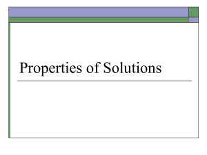 Factors Affecting Solubility PPT