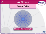 Electric field strength