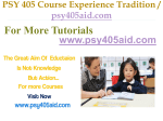 This Tutorial contains 2 Different Papers PSY 405