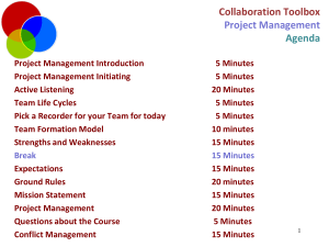 The Collaboration Toolbox