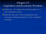 Chapter 2.3 Capitalism and Economic Freedom