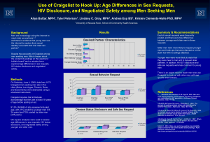 Use of Craigslist to Hook Up: Age Differences in Sex