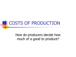 costs of production - Lemon Bay High School