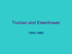 Truman and Eisenhower