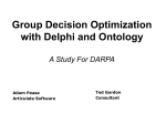 Group Decision Optimization with Delphi and Ontology A Study For