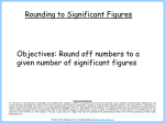 Rounding to Significant Figures - Brain