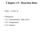 Reaction Rate-Catalyst
