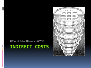 Indirect costs