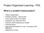 Project Organized Learning - POL