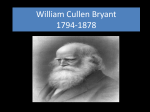 William Cullen Bryant 1794-1878