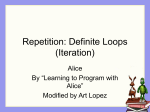 Loops (Doing Things Over and Over)