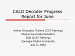 CALO 2004 report - Carnegie Mellon School of Computer Science