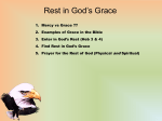 Rest in God`s GRACE