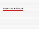 Race and Ethnicity