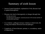 Summary of sixth lesson