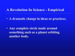A Revolution In Science - Empirical